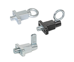 GN 722.5-Spring indexing plungers with ring or lever